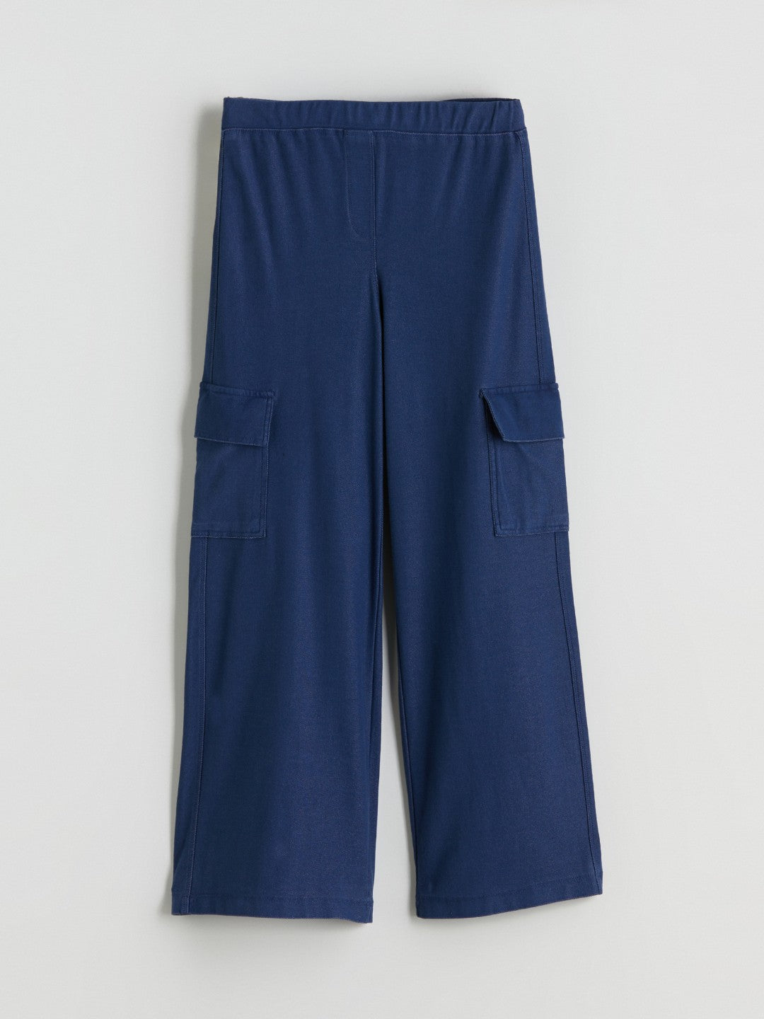 LCW Kids Blue Elastic Waist Girls Cargo Tracksuit Bottoms
