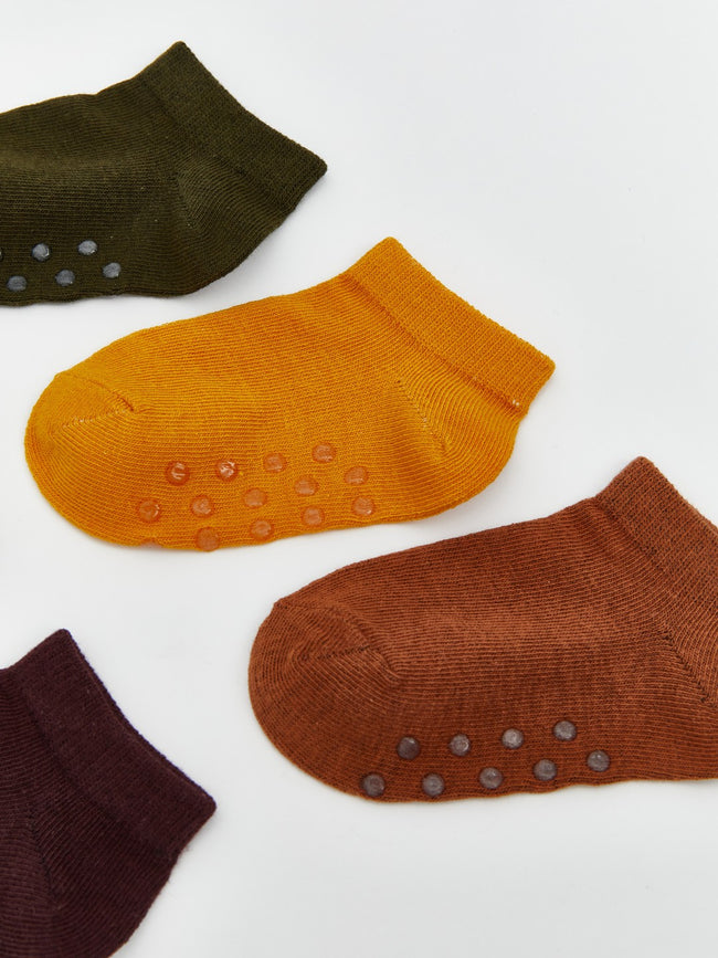 LCW Baby Basic Baby Boys Bootie Socks 5 Pack Main Image