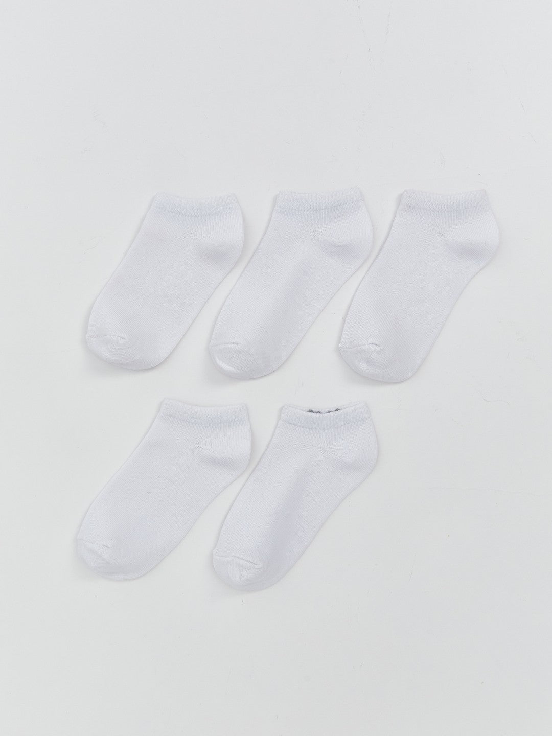 LCW Baby White Basic Baby Boy Booties Socks 5-Pack