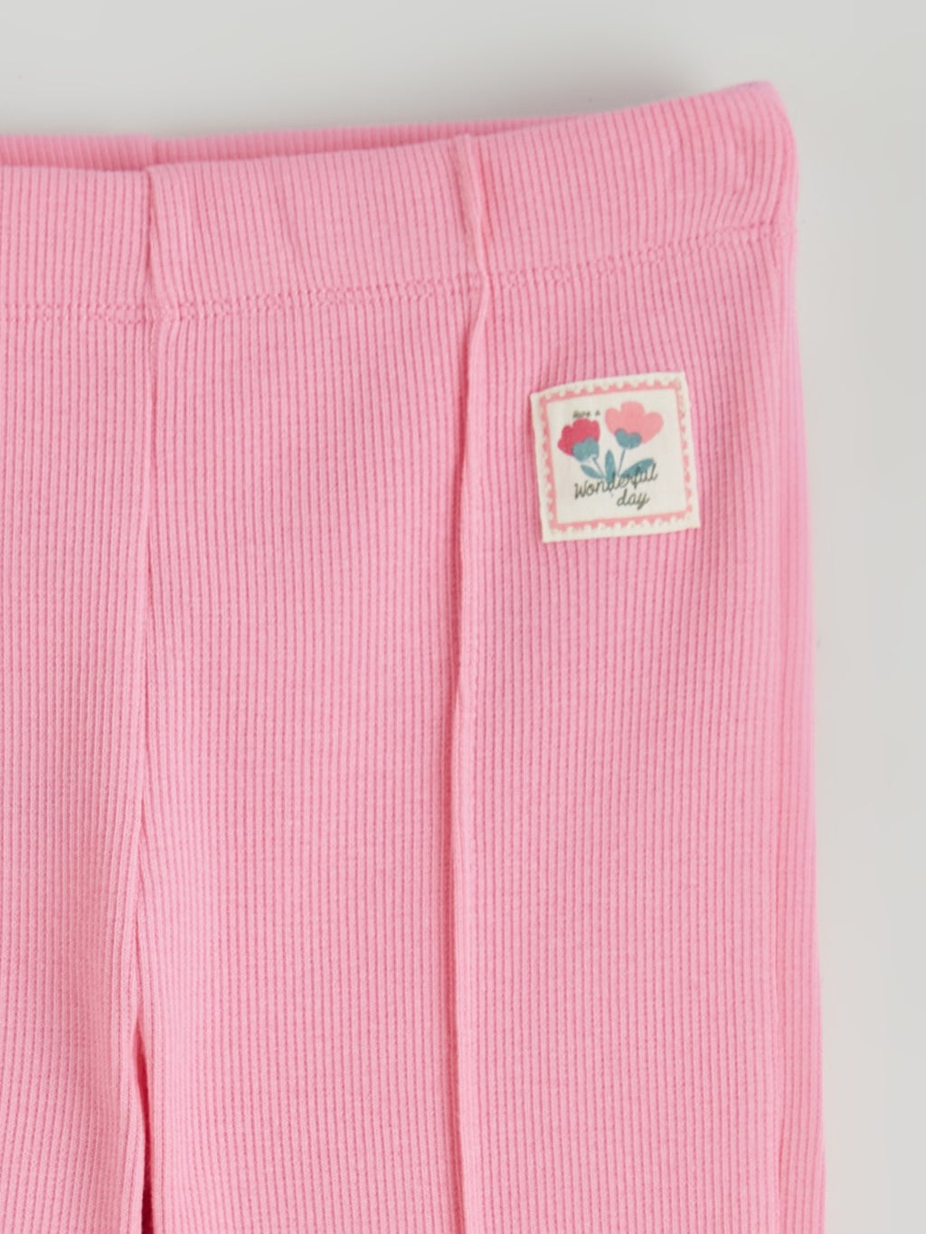 LCW Kids Elasticated Waist Flared Leg Girls Leggings