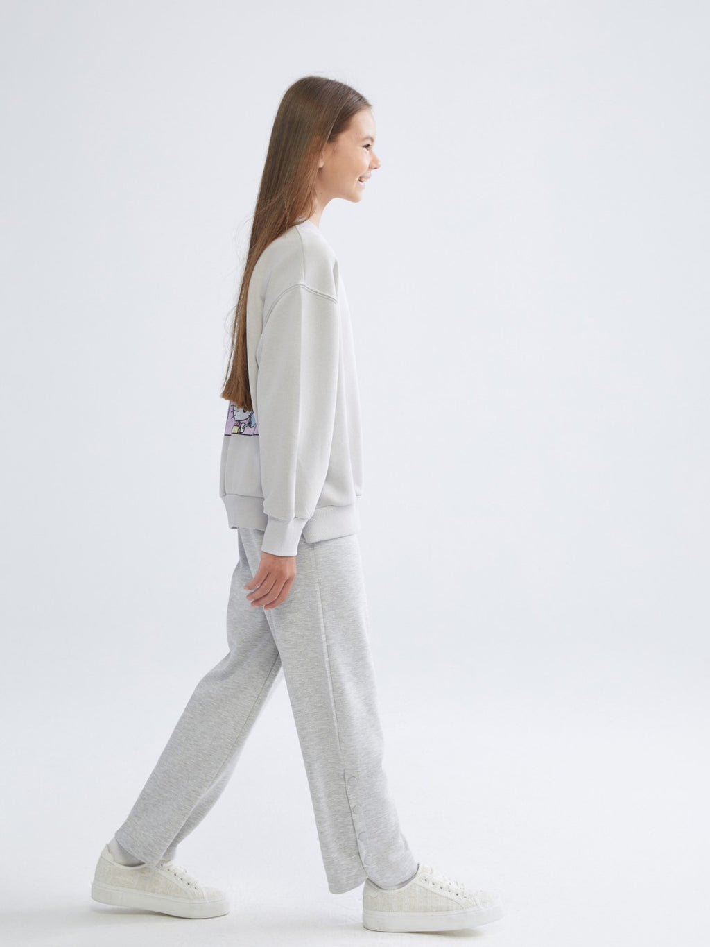 LCW Kids Elasticated Waist Girls Sweatpants