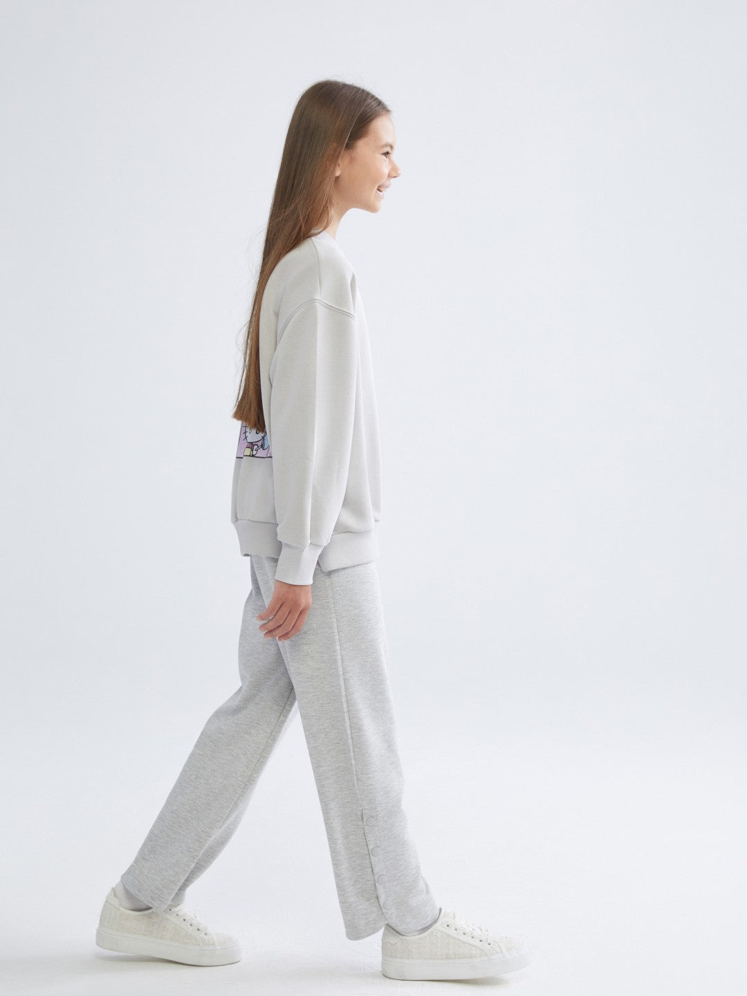 LCW Kids Elasticated Waist Girls Sweatpants