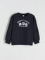 LCW Kids Navy Blue Crew Neck Girls Sweatshirt