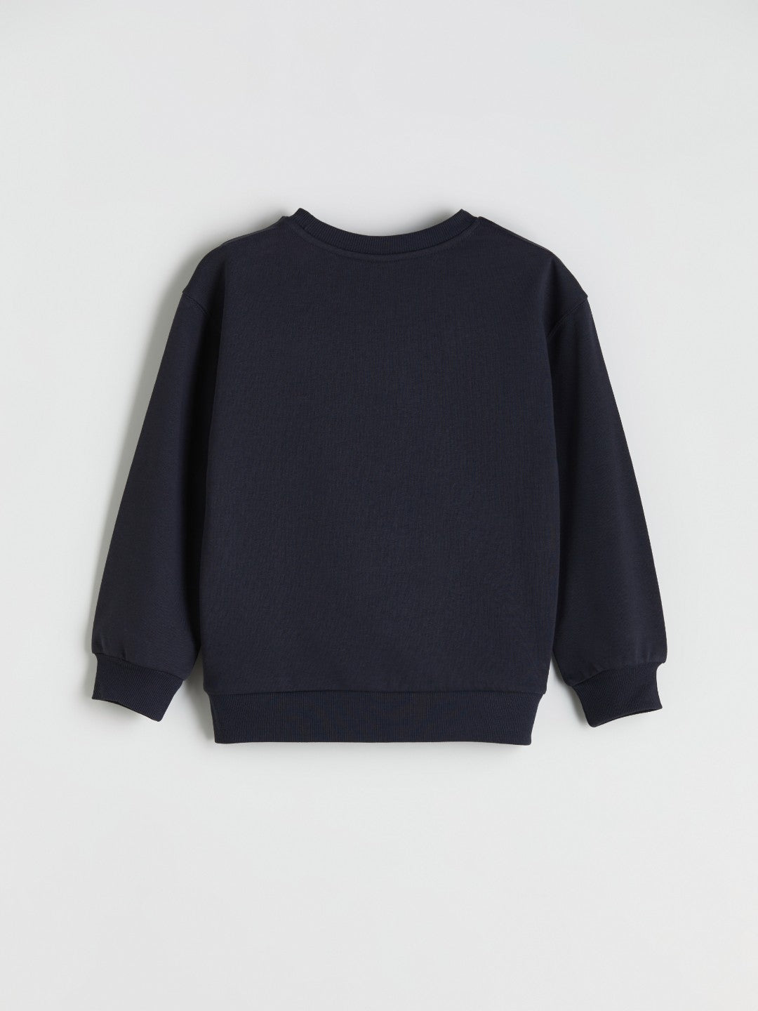 LCW Kids Navy Blue Crew Neck Girls Sweatshirt