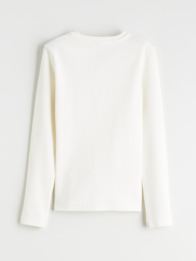 LCW Kids Crew Neck Bow Detailed Girls T-Shirt Main Image