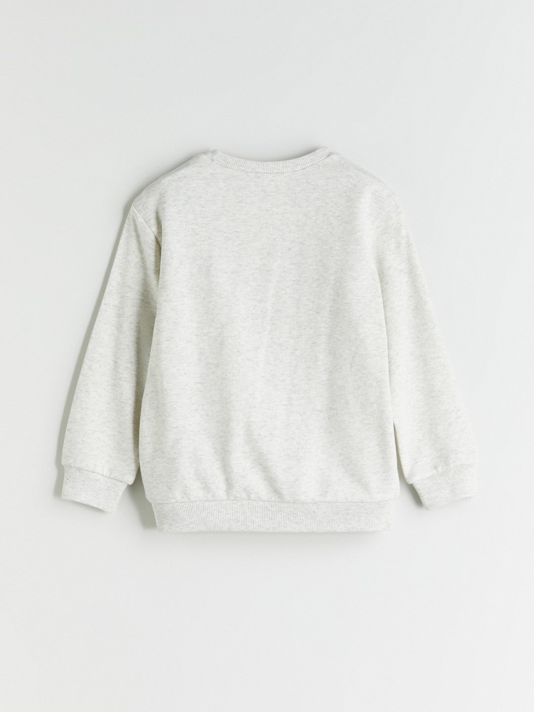 LCW Kids White Crew Neck Boys Sweatshirt