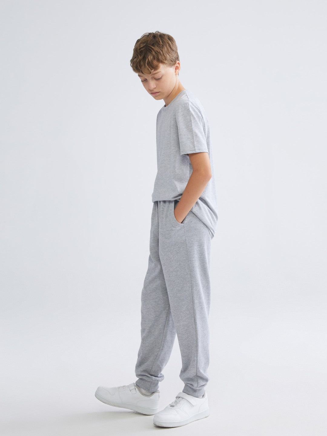 LCW Kids Elasticated Waist Boys Jogger Sweatpants