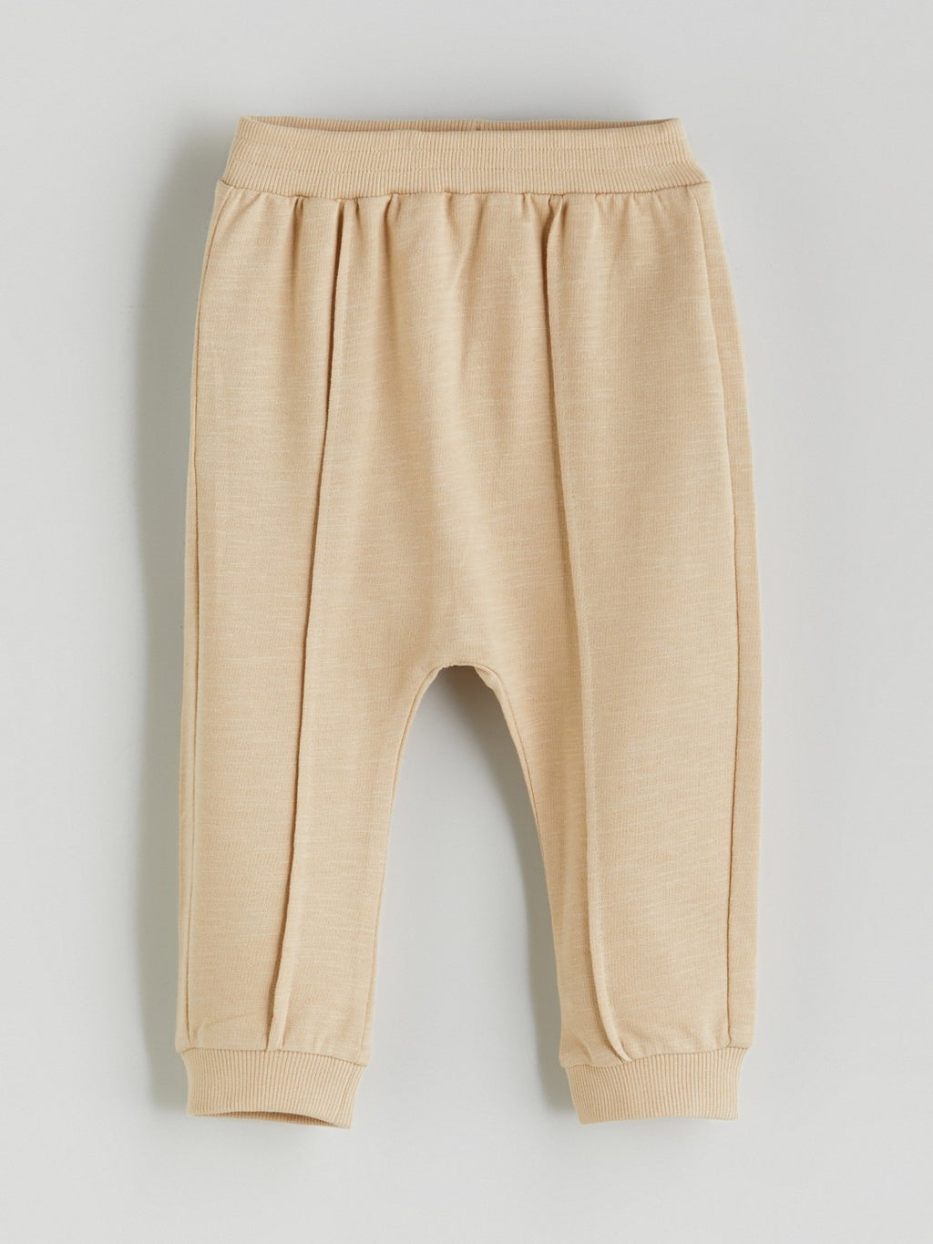 LCW Baby Ecru Printed Baby Boy Sweatshirt And Tracksuit Bottom 2-Pack