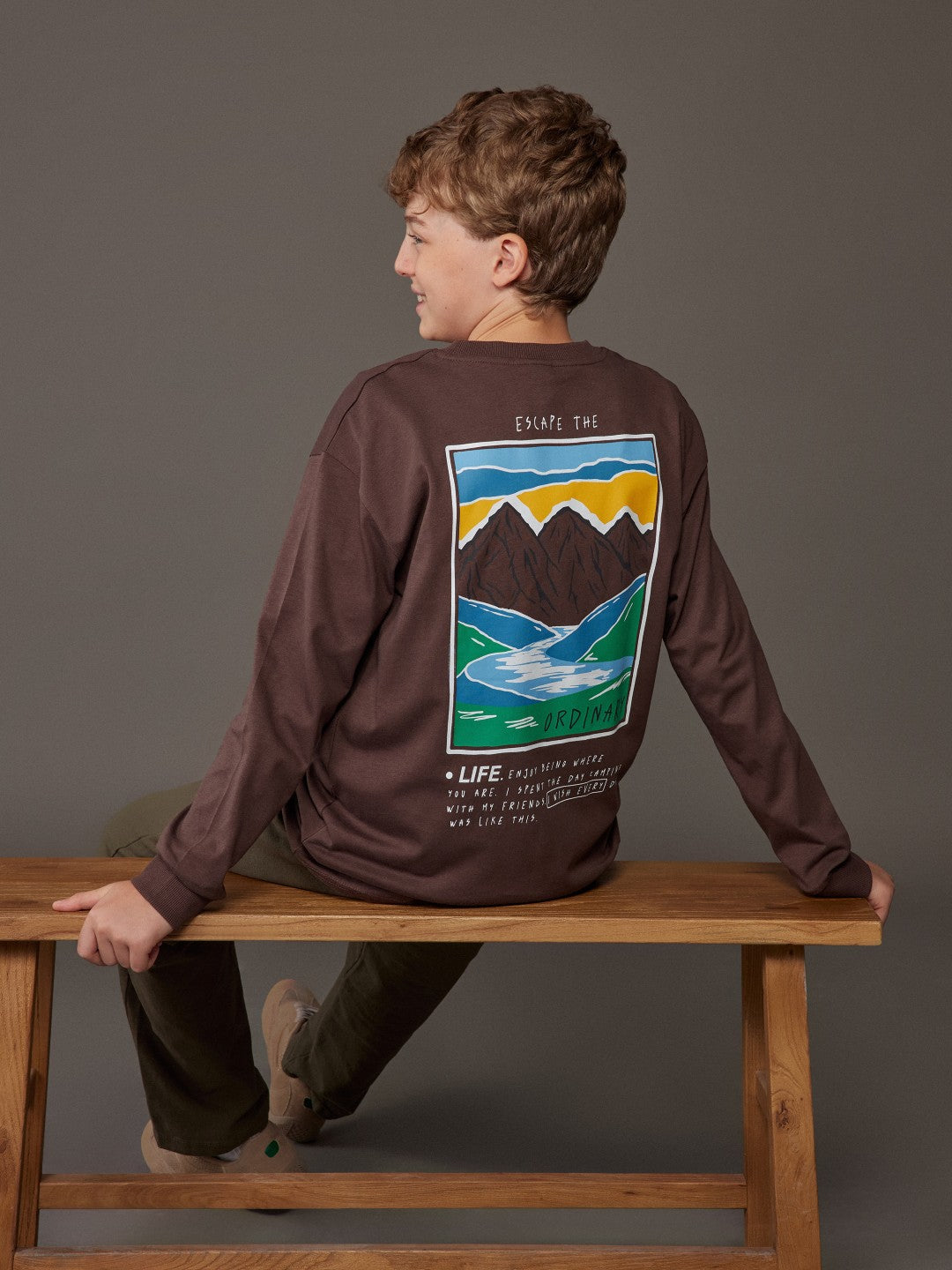 LCW Kids Crew Neck Printed Boys T-Shirt