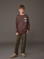 LCW Kids Crew Neck Printed Boys T-Shirt