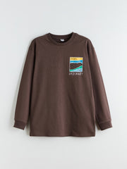 LCW Kids Crew Neck Printed Boys T-Shirt