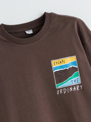 LCW Kids Crew Neck Printed Boys T-Shirt