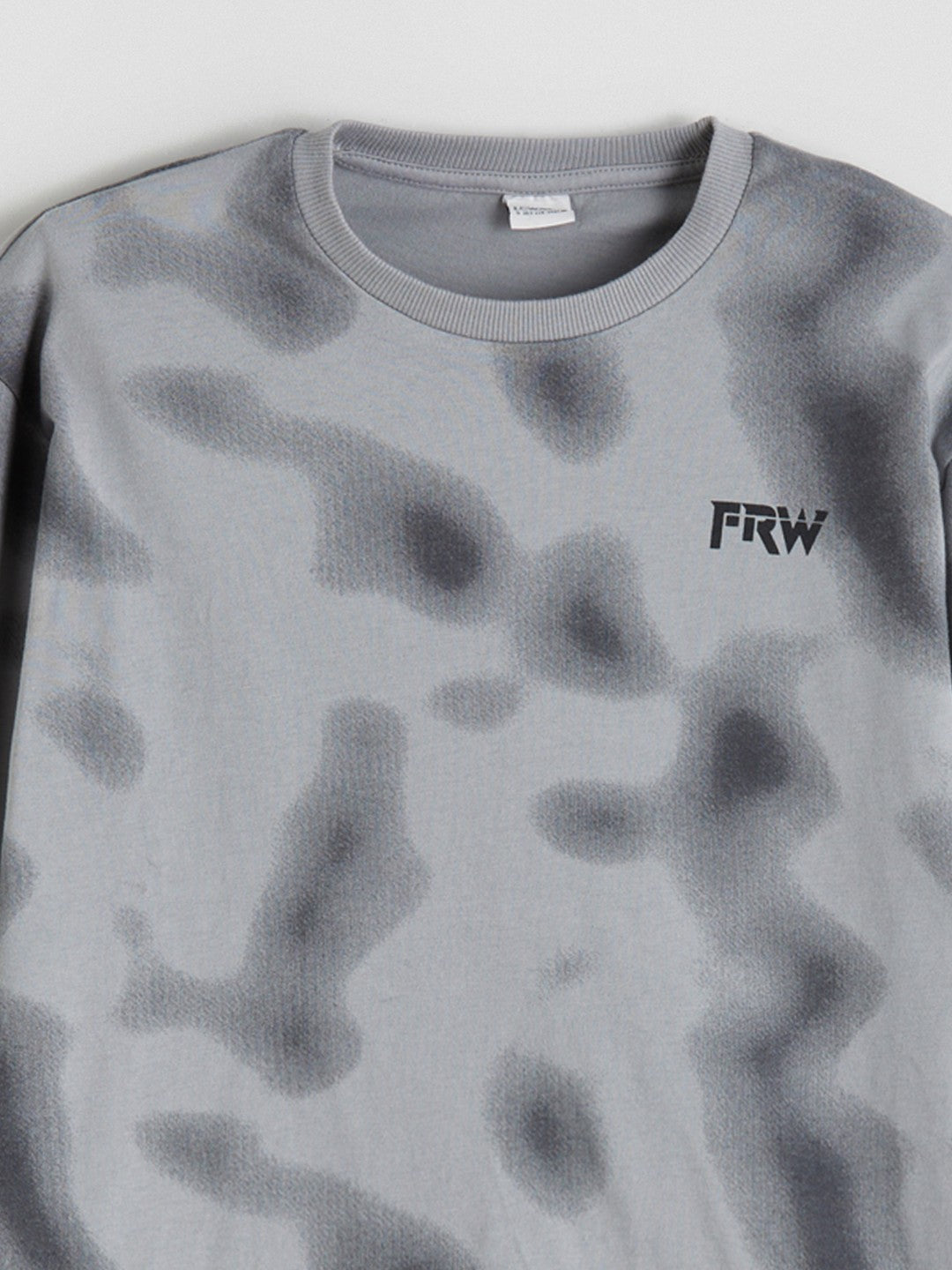 LCW Kids Gray Crew Neck Boys T-Shirt