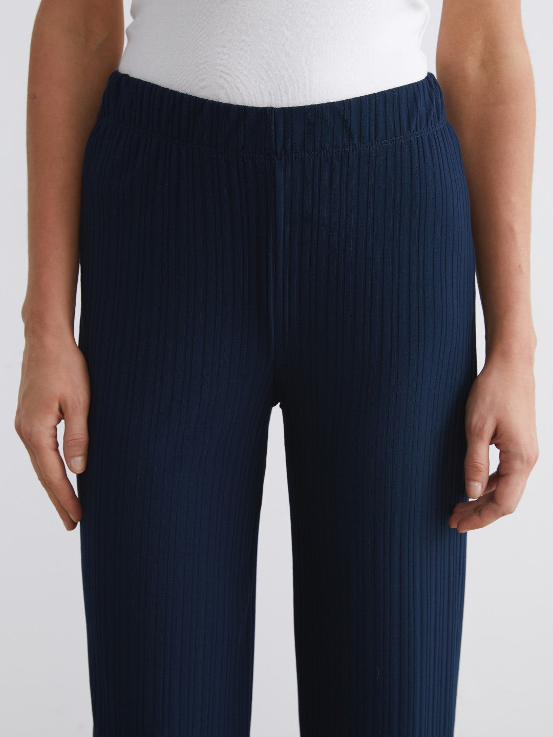 LCW Classic Elastic Waist Textured Women Sweatpants