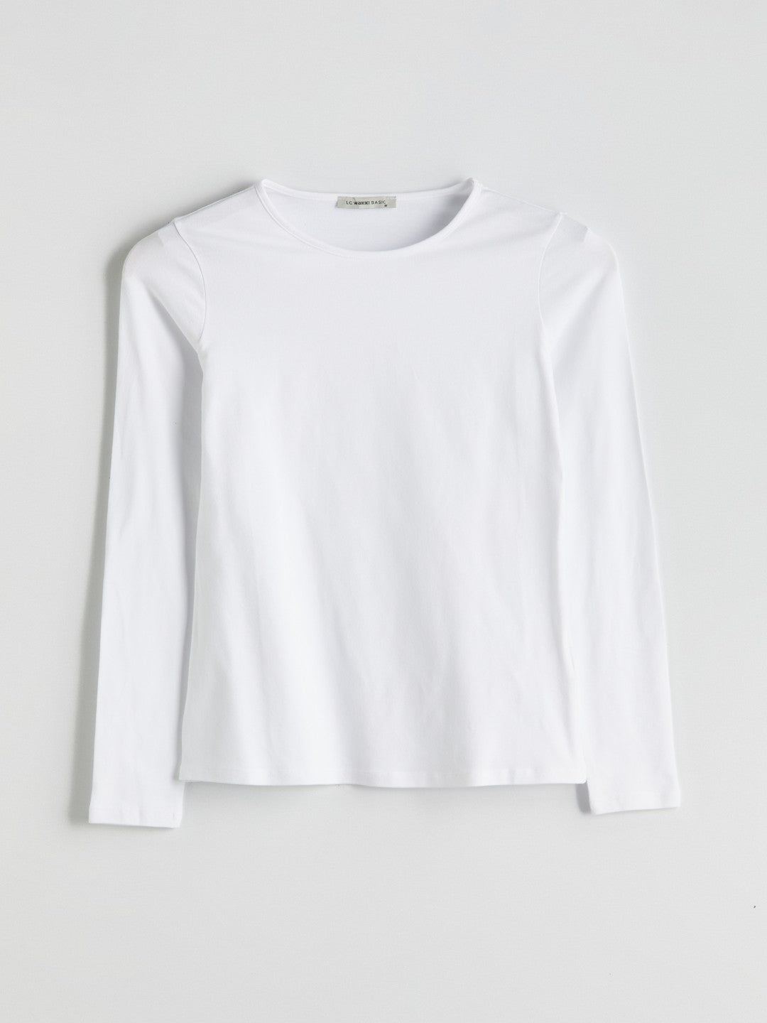 LCW Classic Black Crew Neck Women Bodysuit