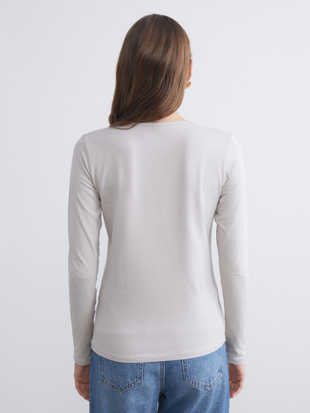 LCW Classic Black Crew Neck Women Bodysuit