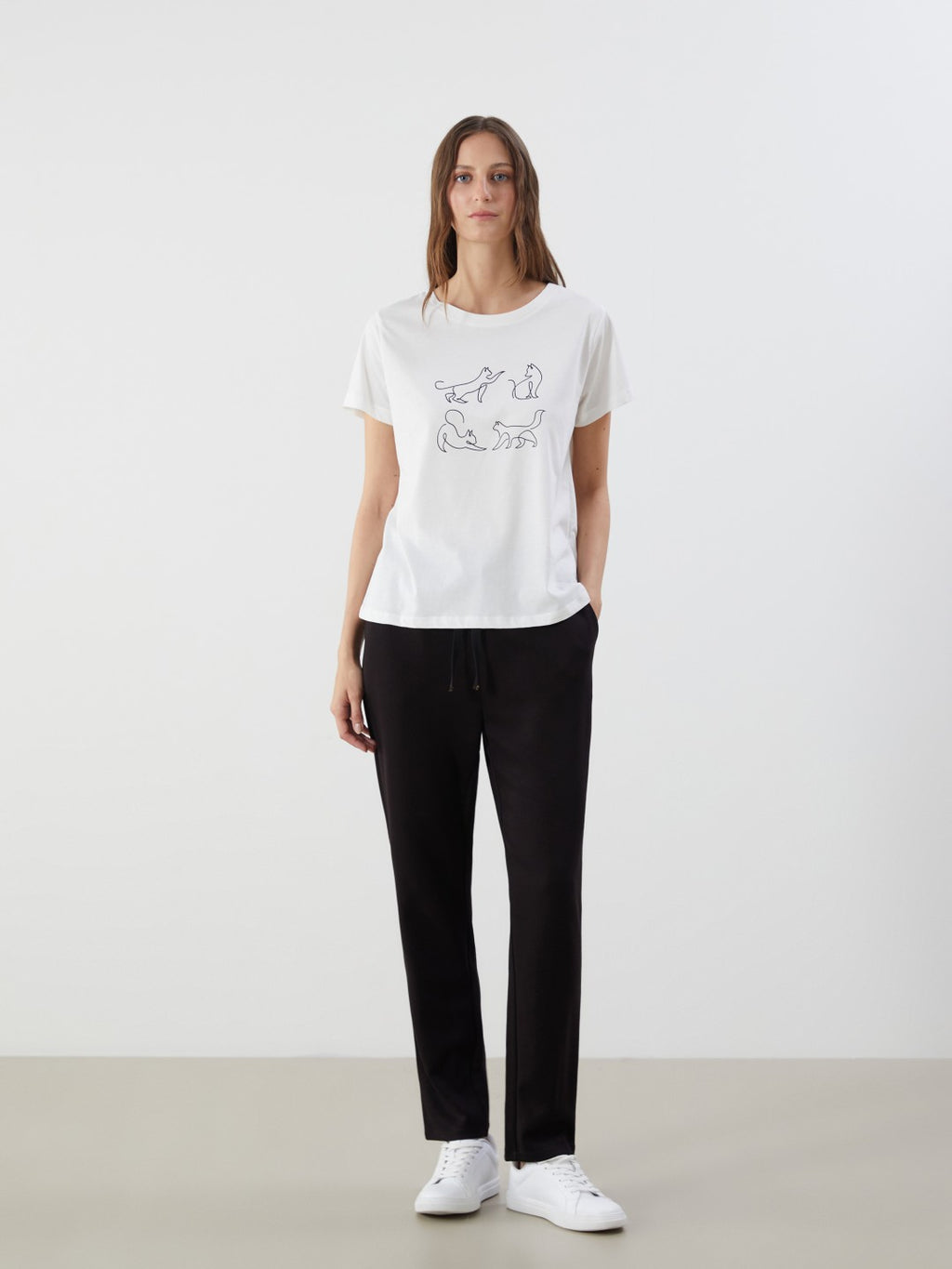 LCW Classic Women Sweatpants With Elastic Waist