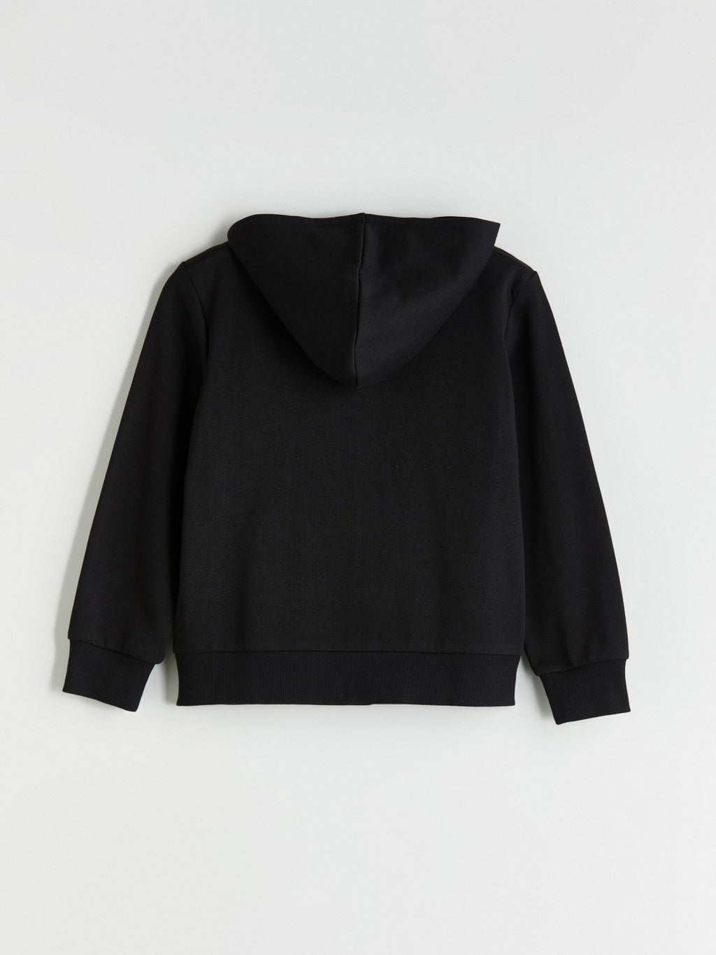 LCW Kids Black Long Sleeve Girl Thick Zippered Sweatshirt