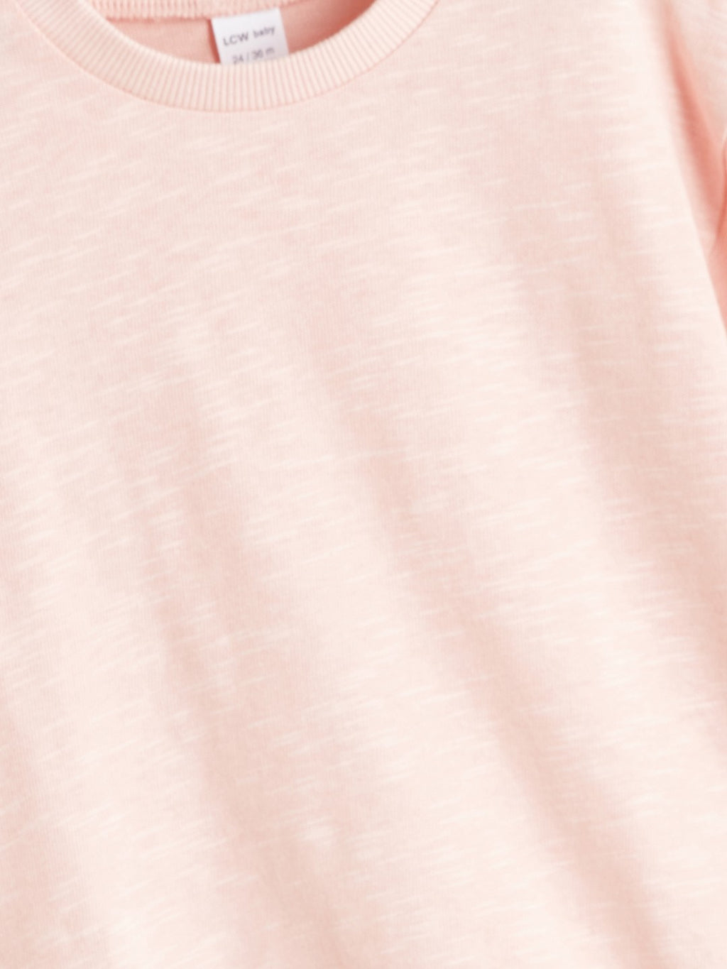 LCW Baby Crew Neck Basic Baby Girls Sweatshirt 3-Packs