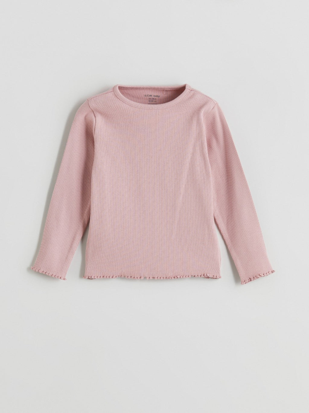 LCW Baby Pink Ribbon Detailed Baby Girl T-Shirt 3-Pack