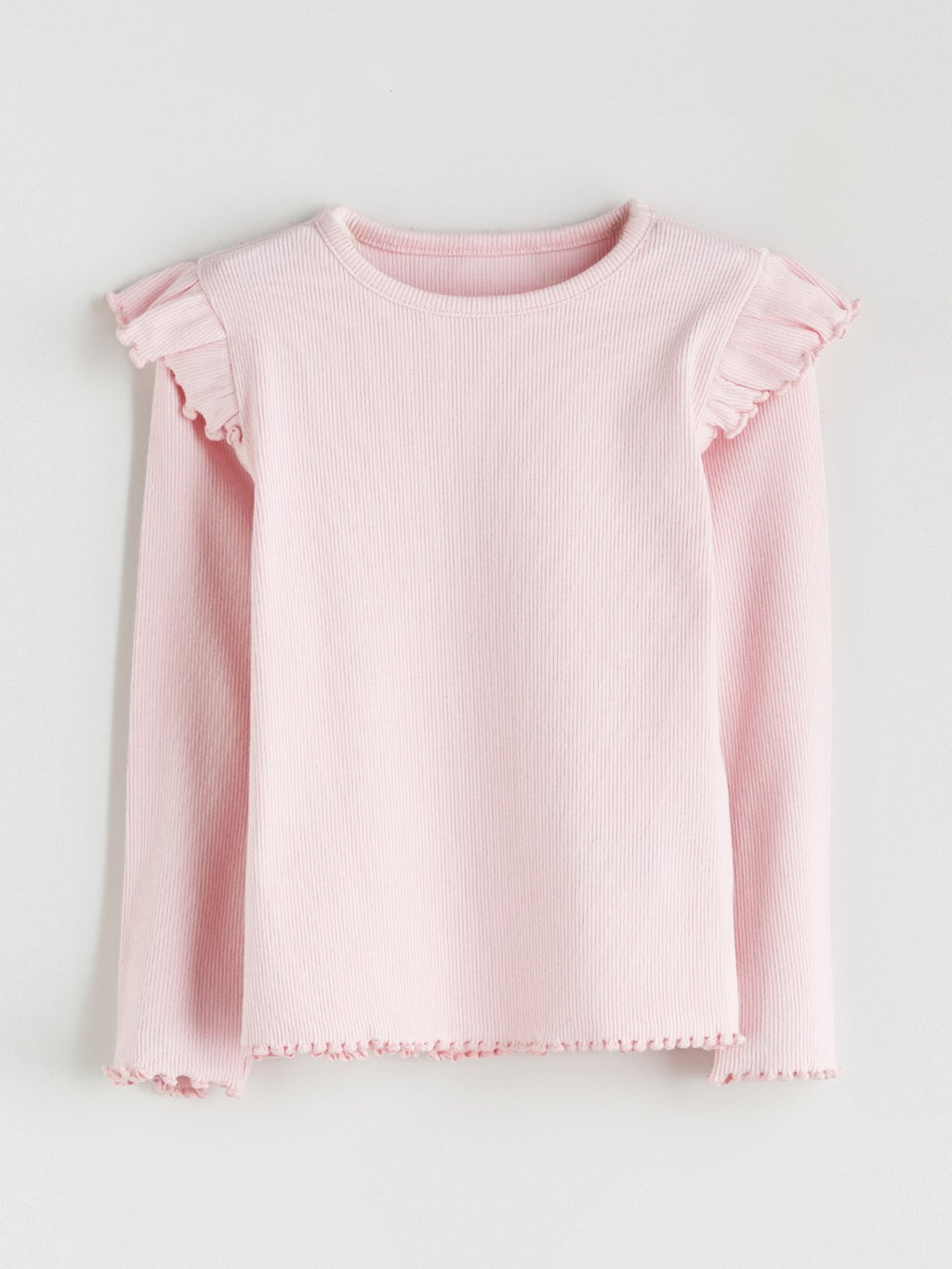 LCW Baby Ecru Crew Neck Baby Girl T-Shirt 3-Pack