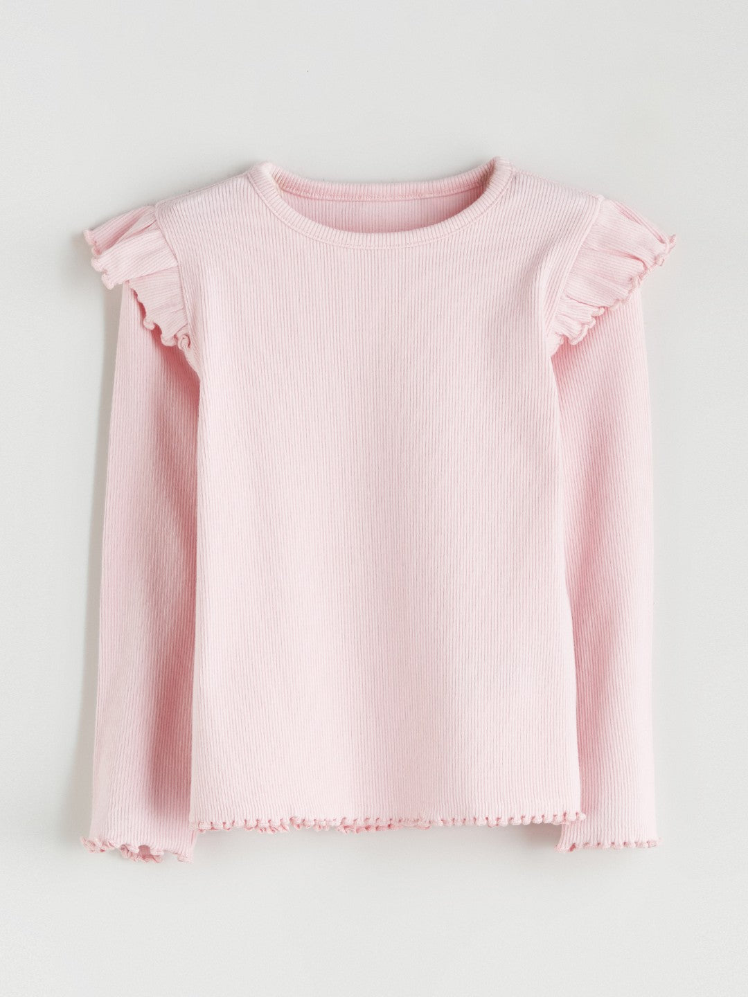 LCW Baby Ecru Crew Neck Baby Girl T-Shirt 3-Pack