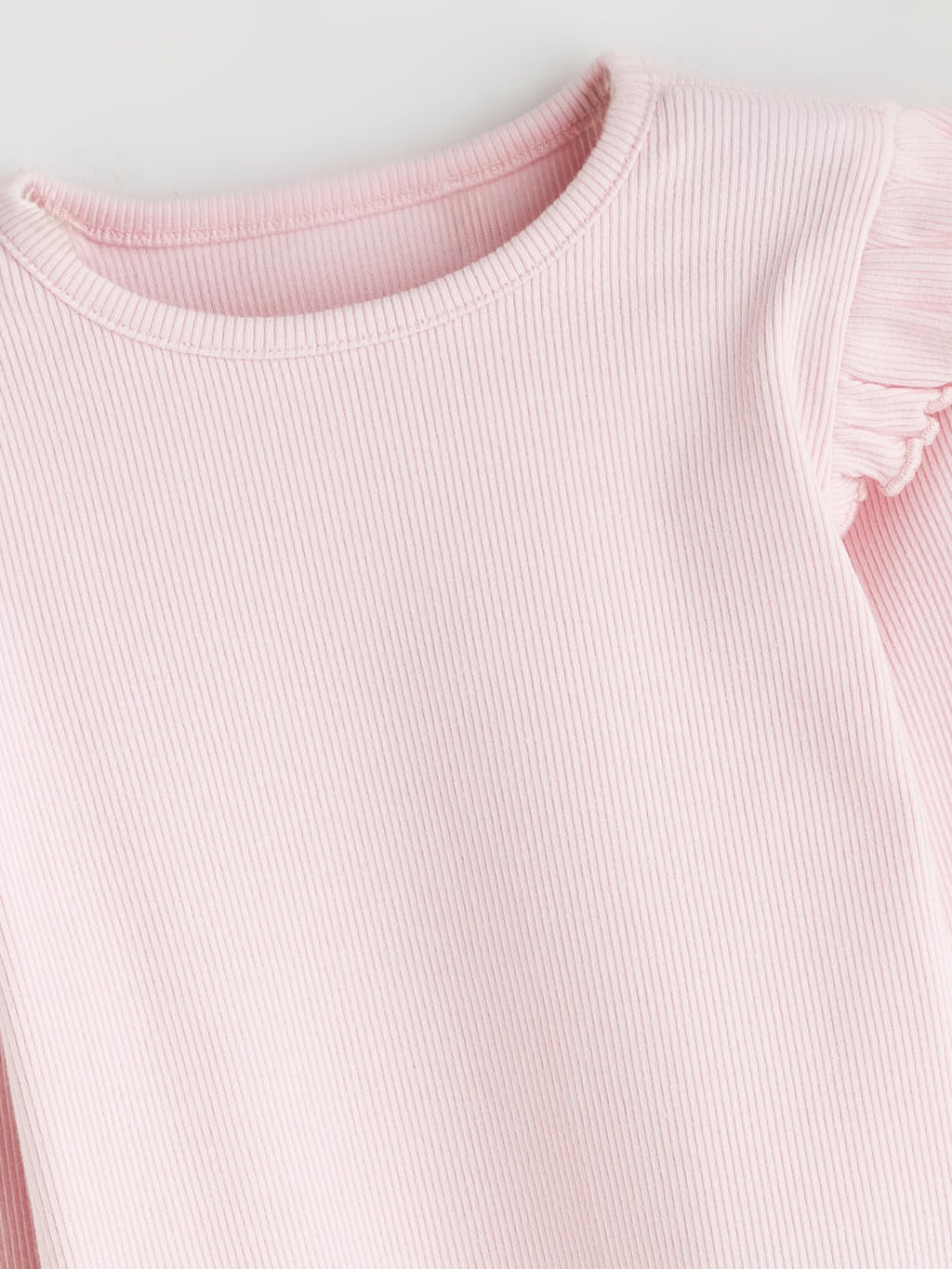 LCW Baby Ecru Crew Neck Baby Girl T-Shirt 3-Pack