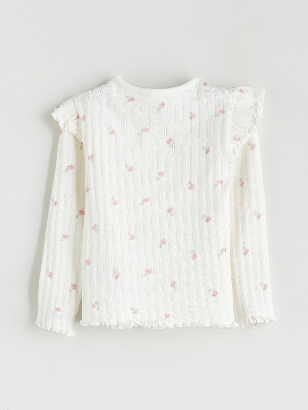 LCW Baby Ecru Crew Neck Baby Girl T-Shirt 3-Pack