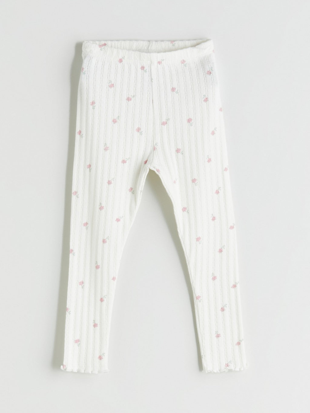 LCW Baby Ecru Elastic Waist Baby Girl Leggings 3-Pack