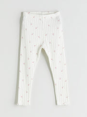 LCW Baby Ecru Elastic Waist Baby Girl Leggings 3-Pack