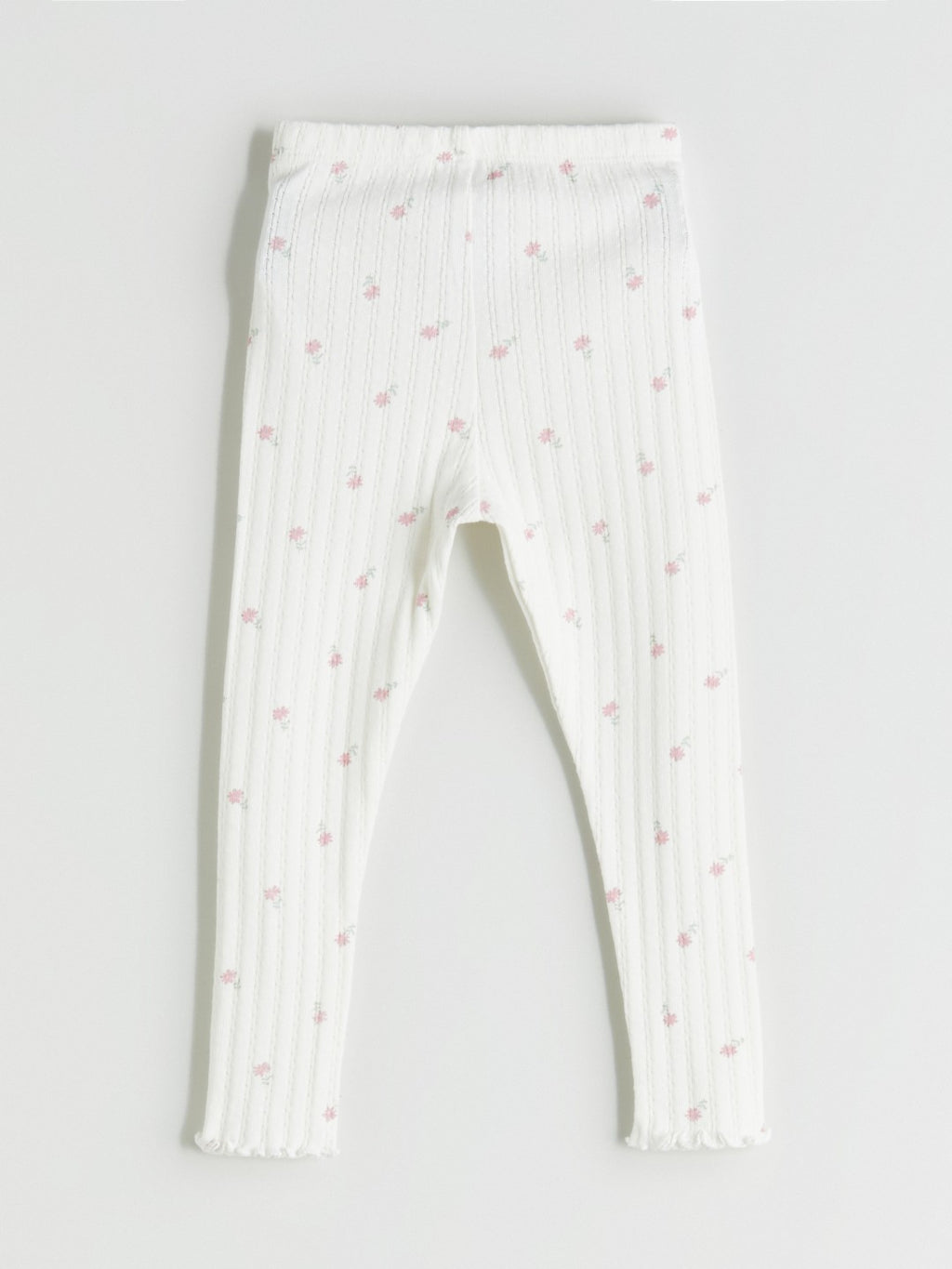 LCW Baby Ecru Elastic Waist Baby Girl Leggings 3-Pack