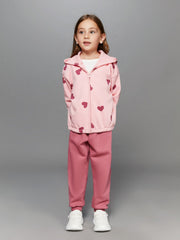 LCW Kids Black Elastic Waist Thick Basic Girls Tracksuit Bottoms