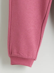 LCW Kids Black Elastic Waist Thick Basic Girls Tracksuit Bottoms