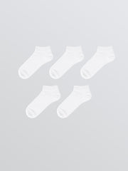 LCW Dream White Women Plain Ankle Socks 5-Pack