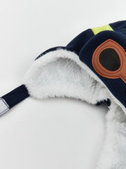 LCW Accessories Navy Blue Embroidered BoyS Snow Hat