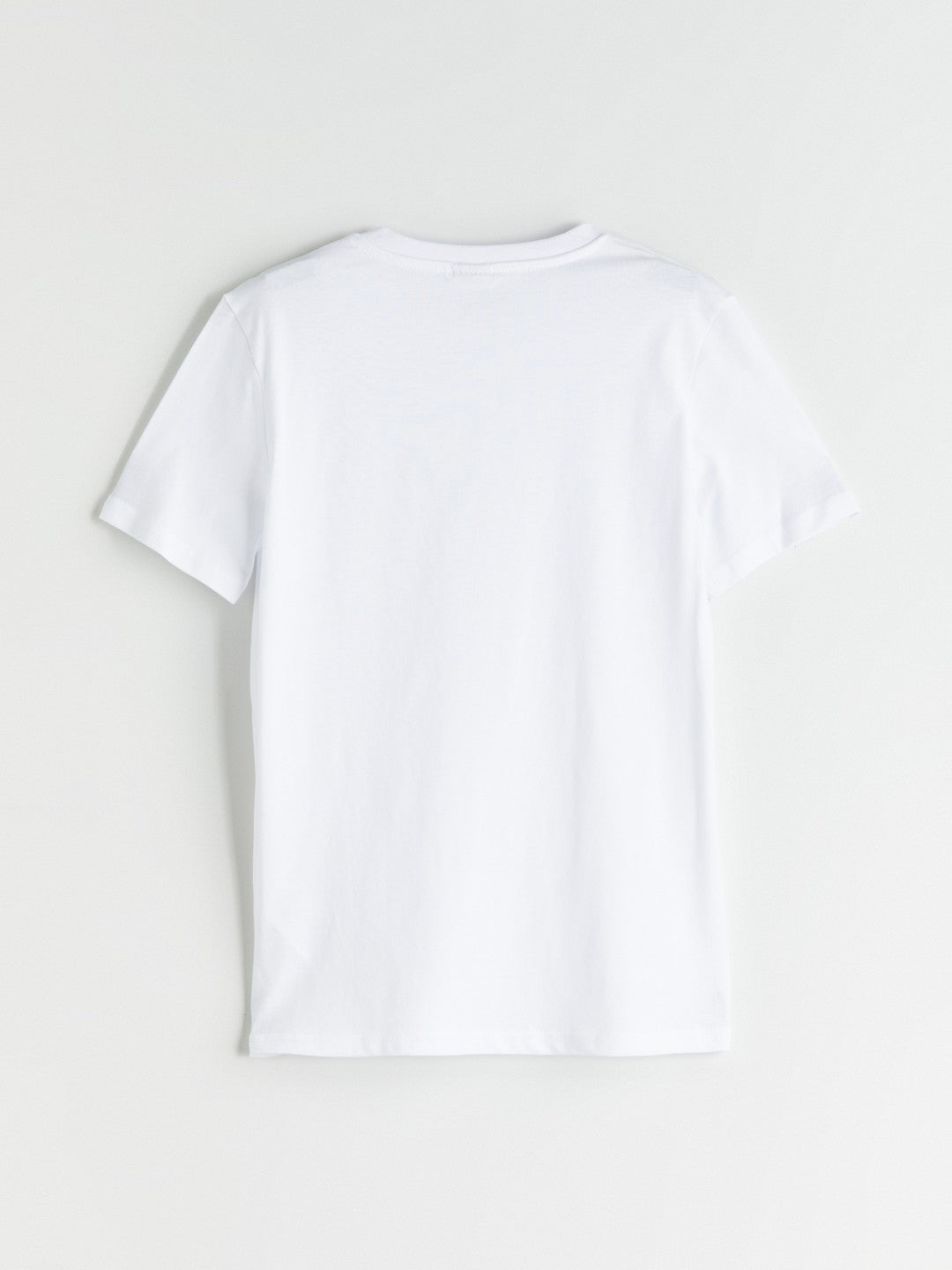 LCW Kids White Crew Neck Boys T-Shirt
