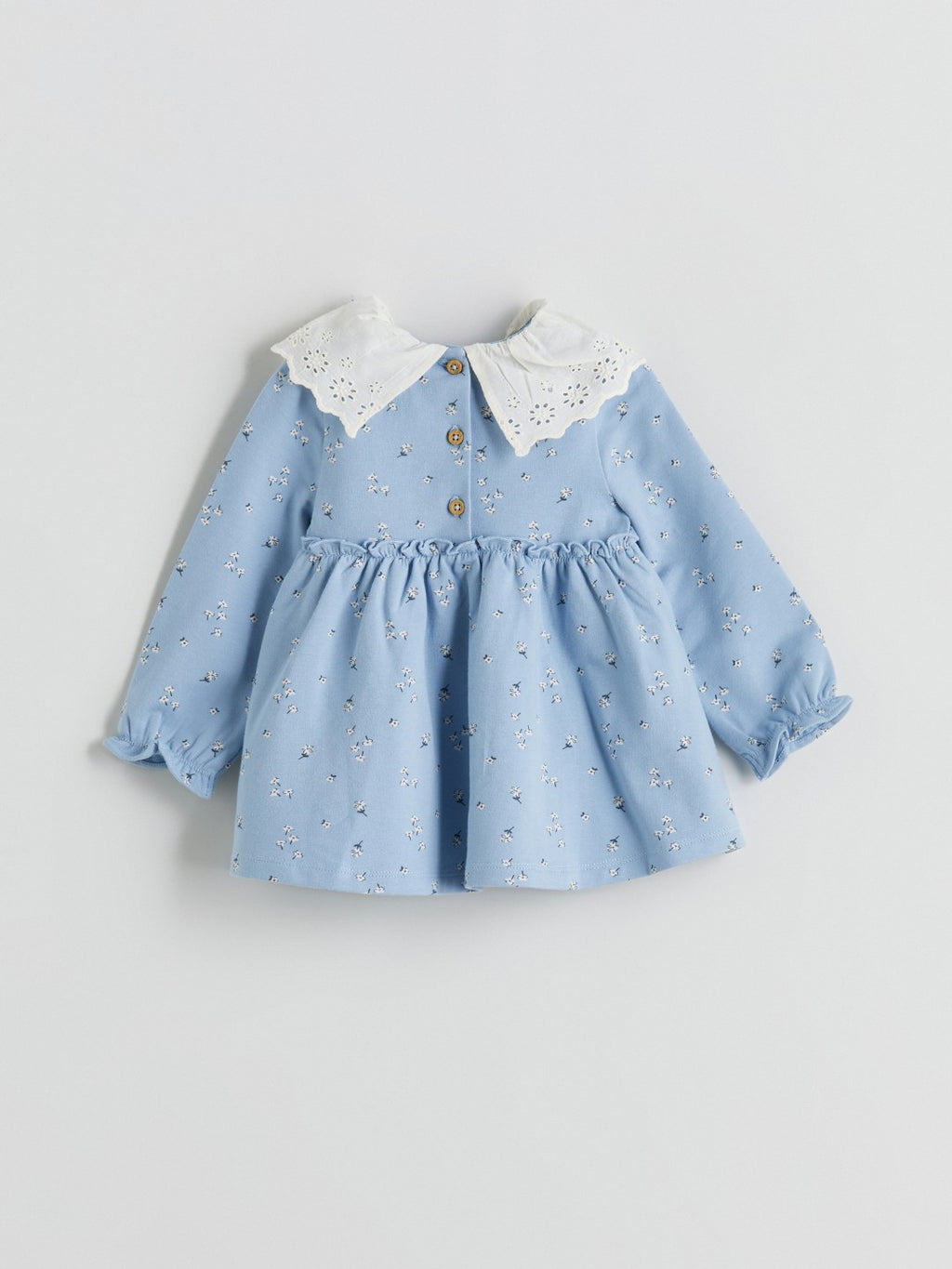 LCW Baby Blue Floral Baby Girl 2 Yarn Dress