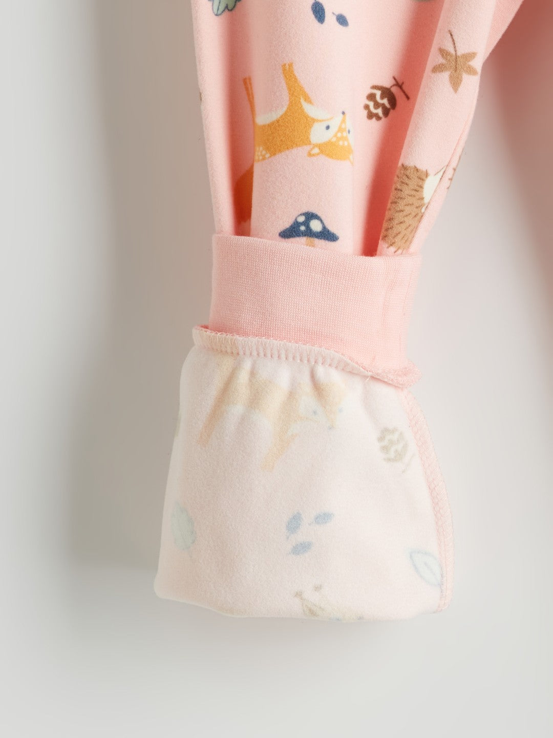 LCW Kids Pink Crew Neck Girls Pajama Set