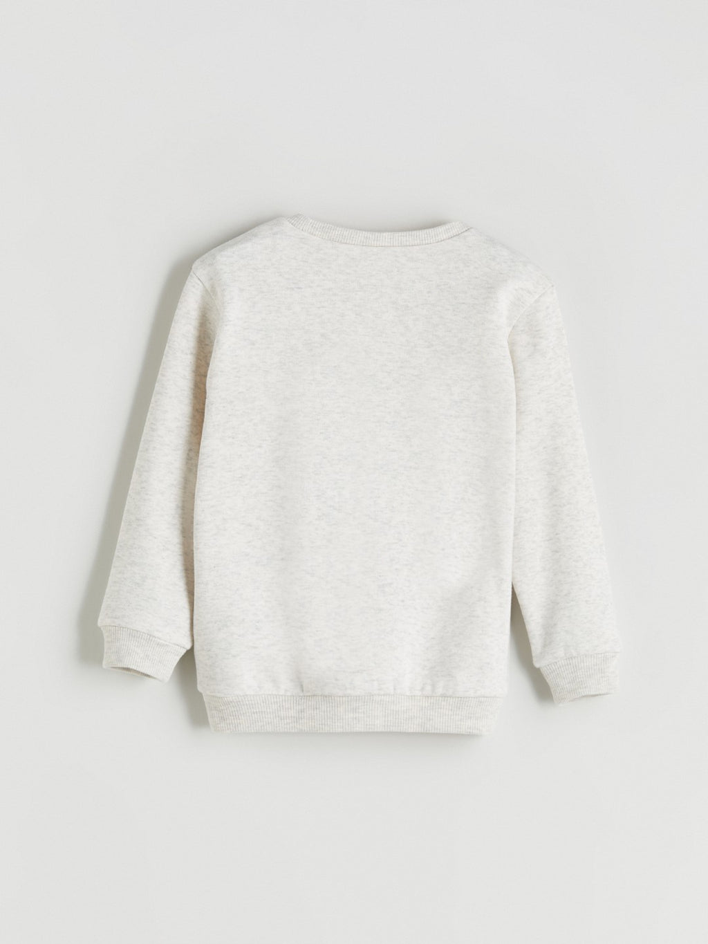 LCW Kids White Crew Neck Boys Sweatshirt