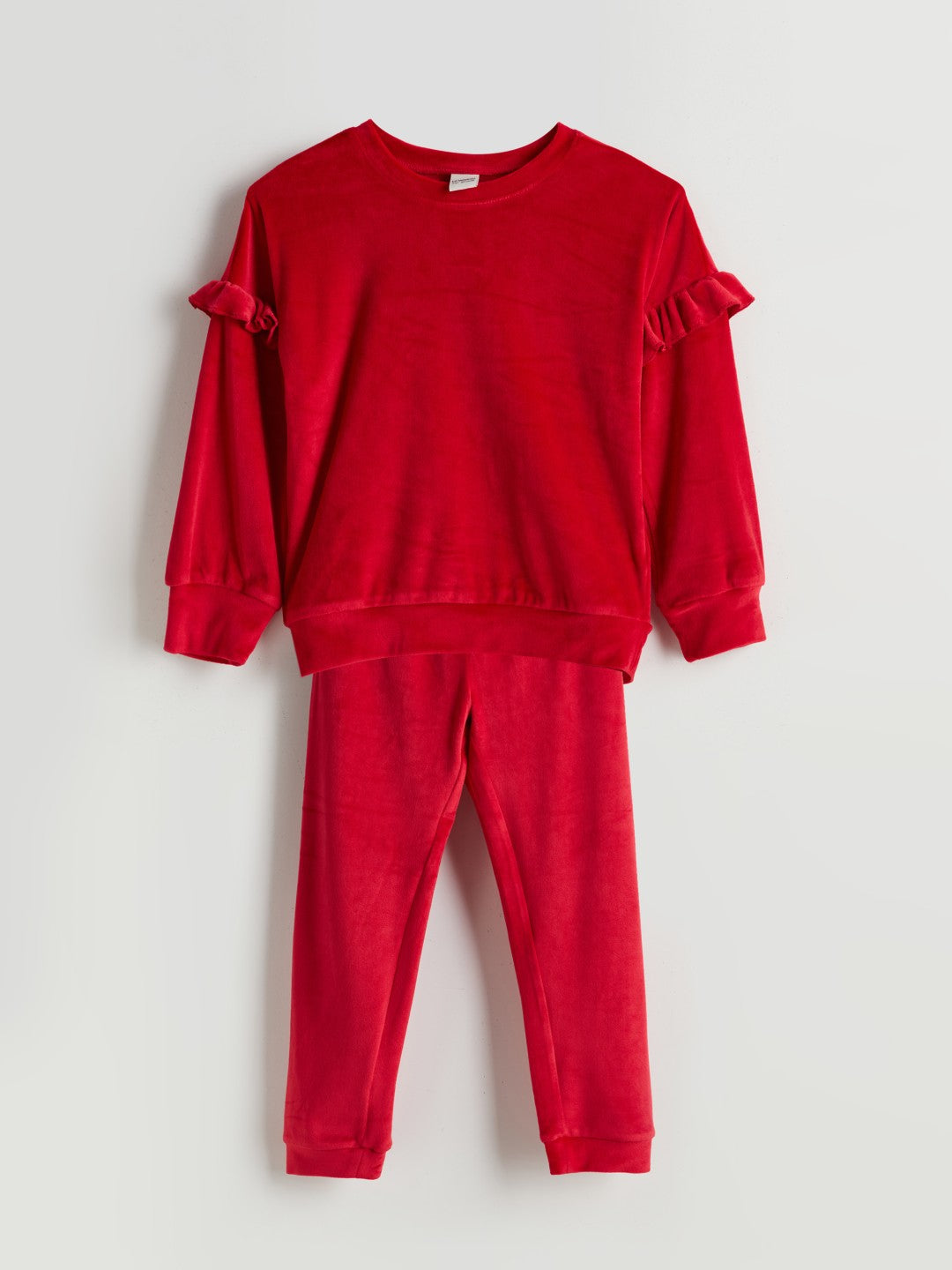 LCW Kids Crew Neck Girls Pyjama Set
