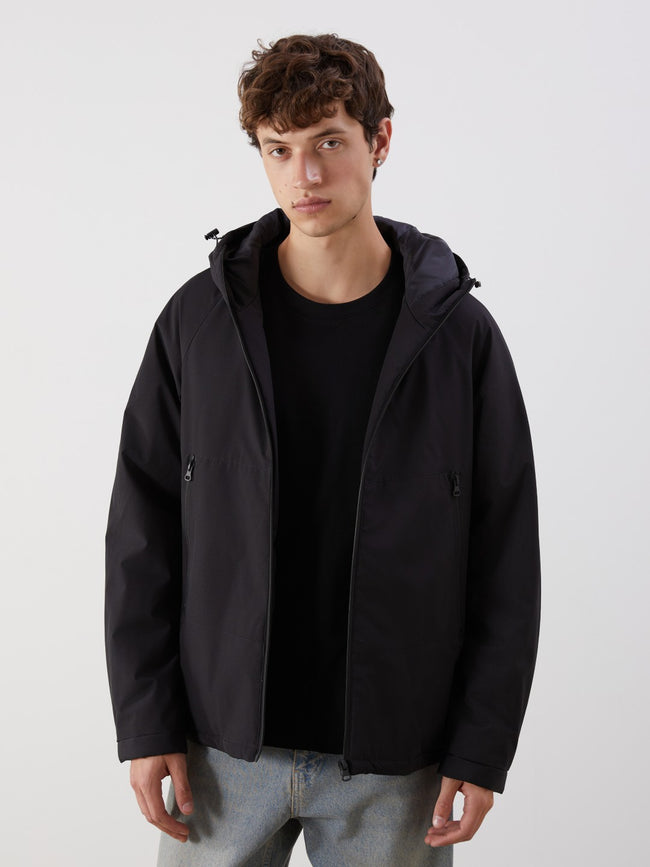 Xside Standard Fit Hooded Men Coat Hover Image