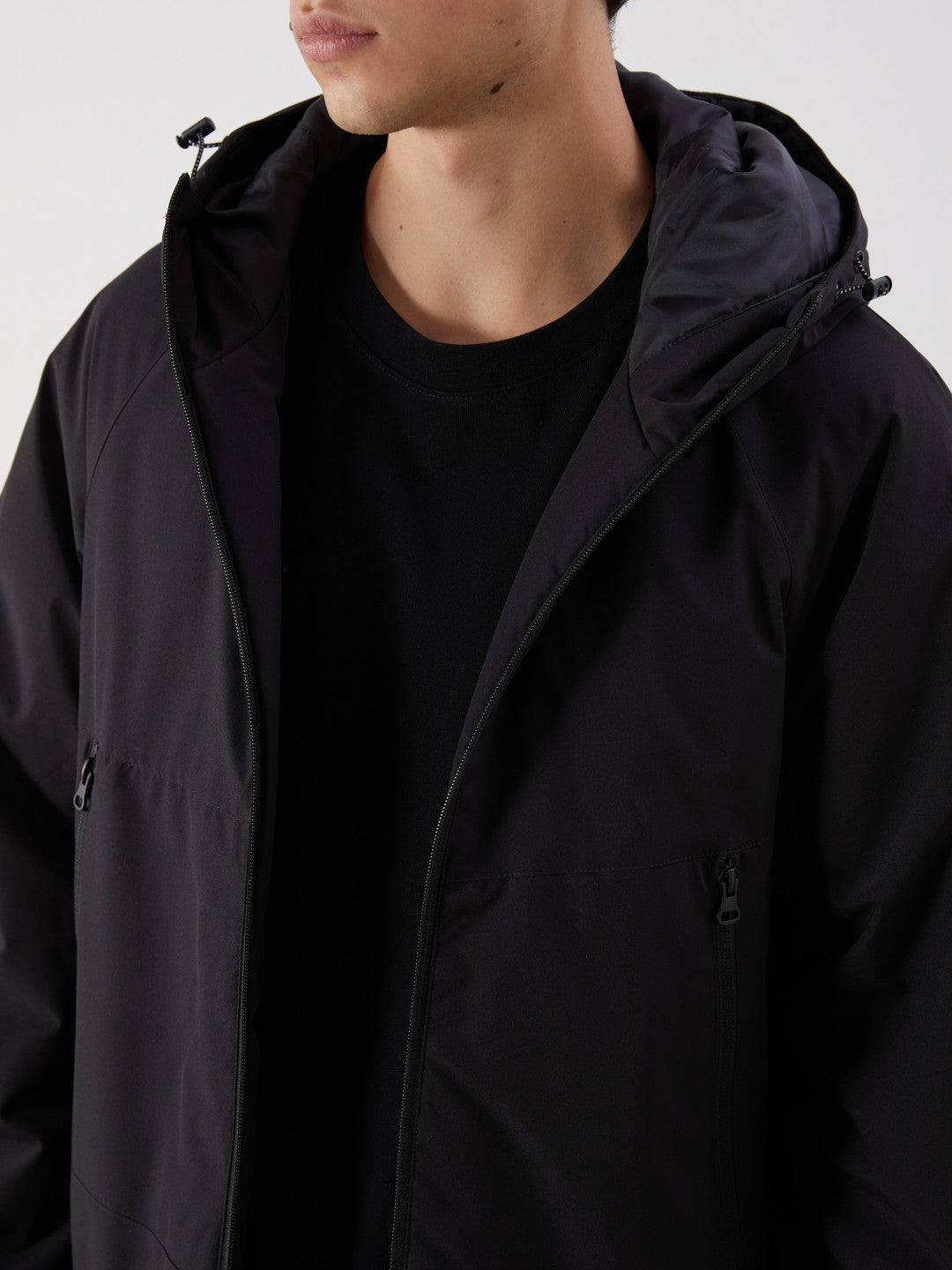 Xside Standard Fit Hooded Men Coat