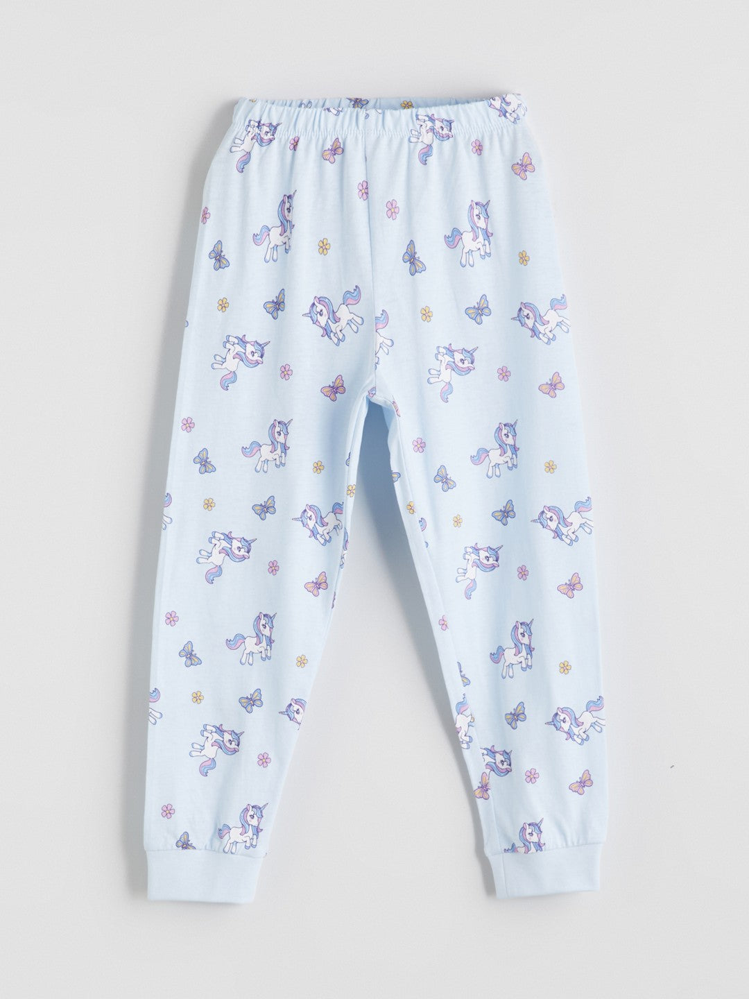 LCW Kids Crew Neck Girls Pyjama Set 2 Pack