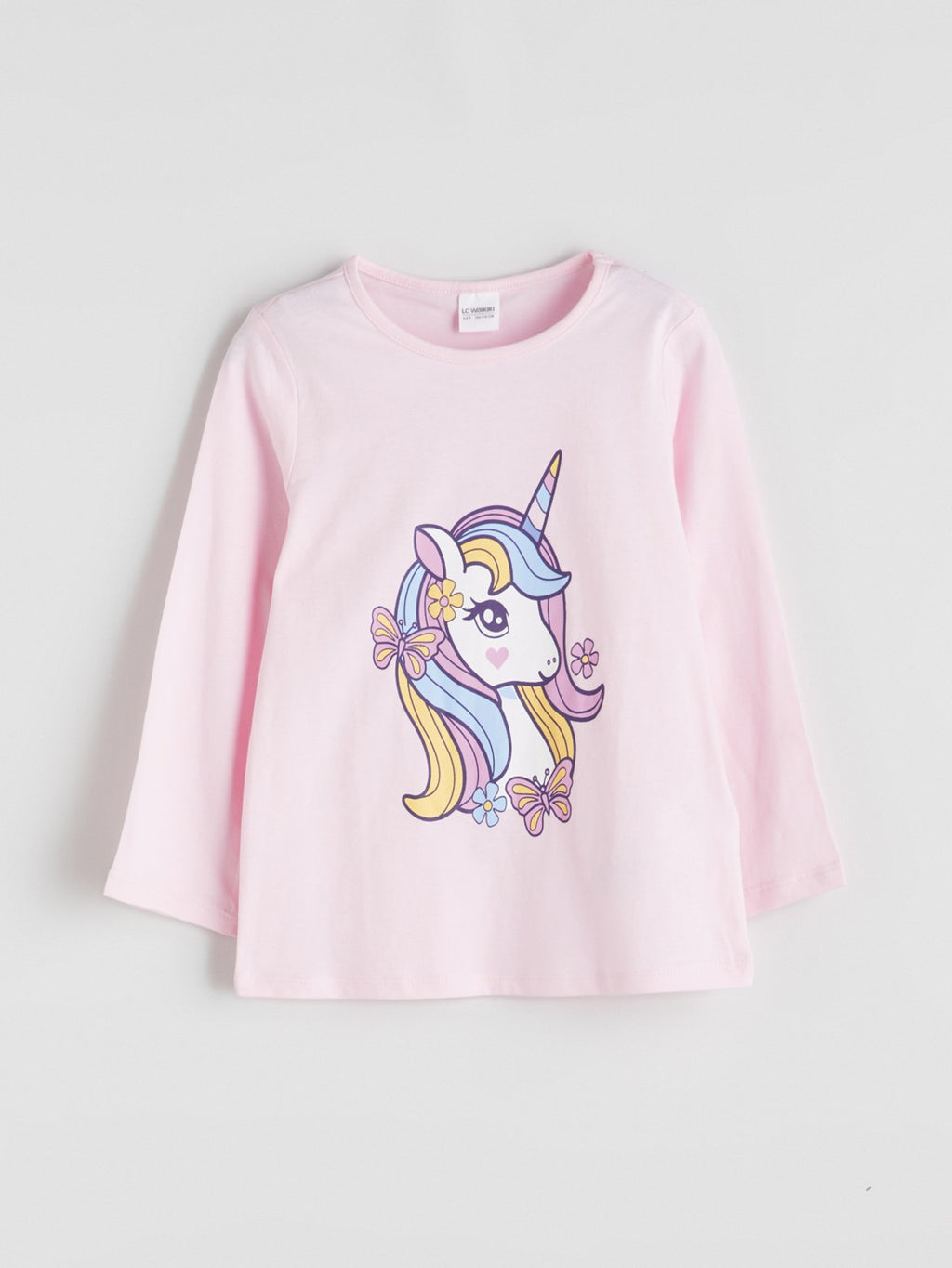 LCW Kids Crew Neck Girls Pyjama Set 2 Pack