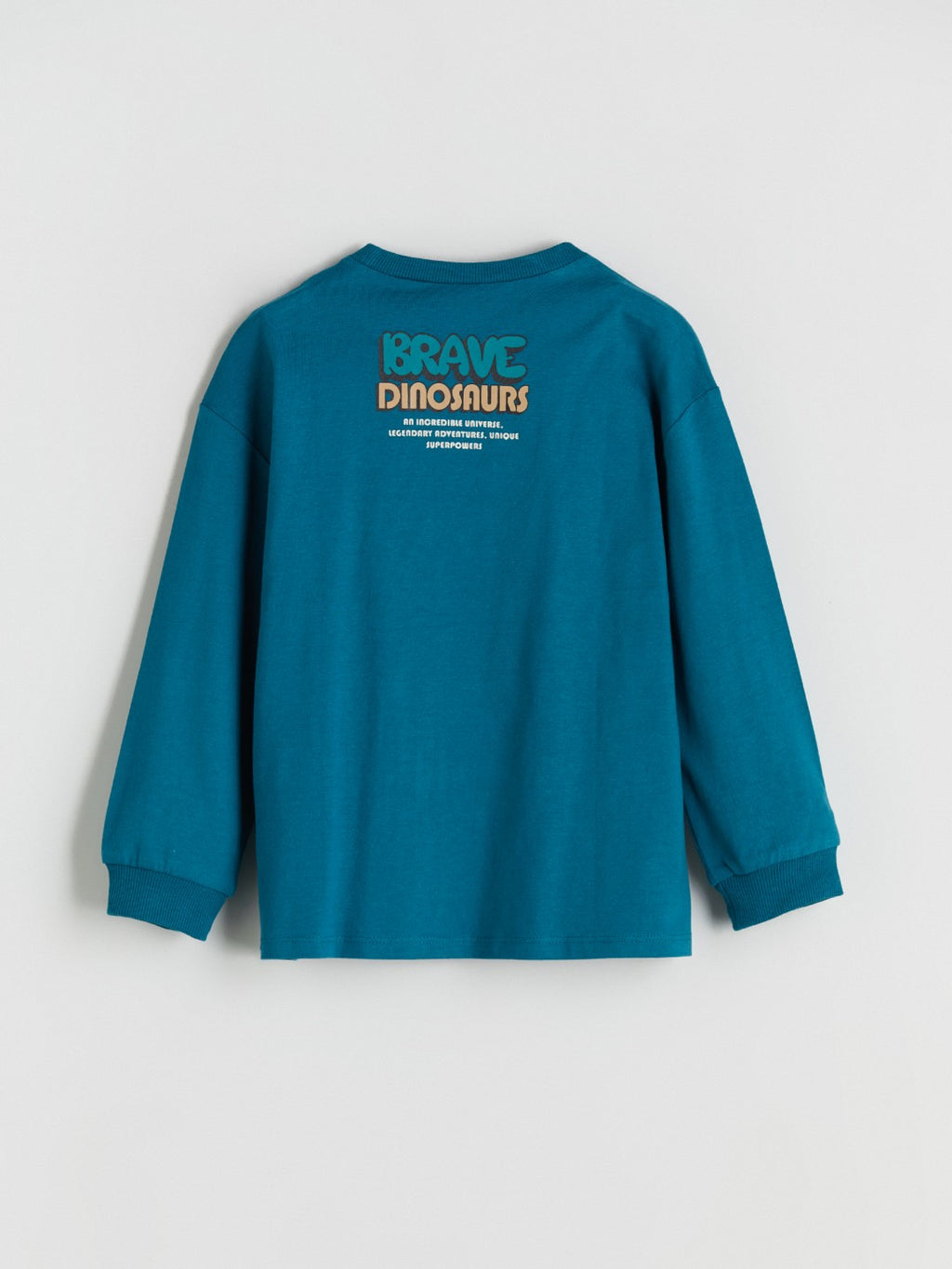 LCW Kids Petrol Dinosaur Printed Boys Sweatshirt