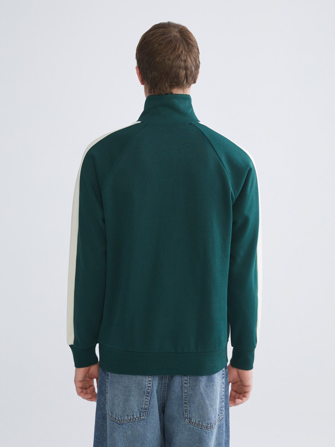 Xside Funnel Neck Printed Men Sweatshirt