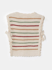 LCW Kids Mixed Crew Neck Girls Knitted Sweater