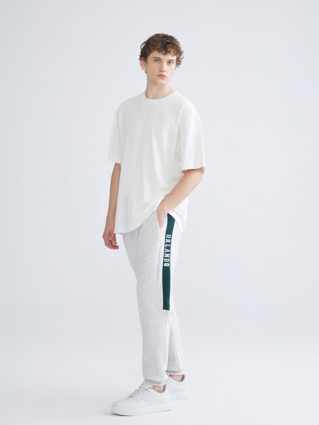 Xside Gray Standard Fit Men Jogger Sweatpants Hover Image