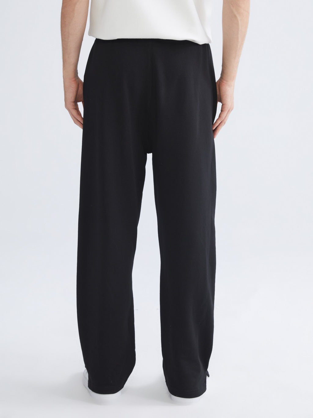 Xside Black Relaxed Fit Men Tracksuit Bottoms
