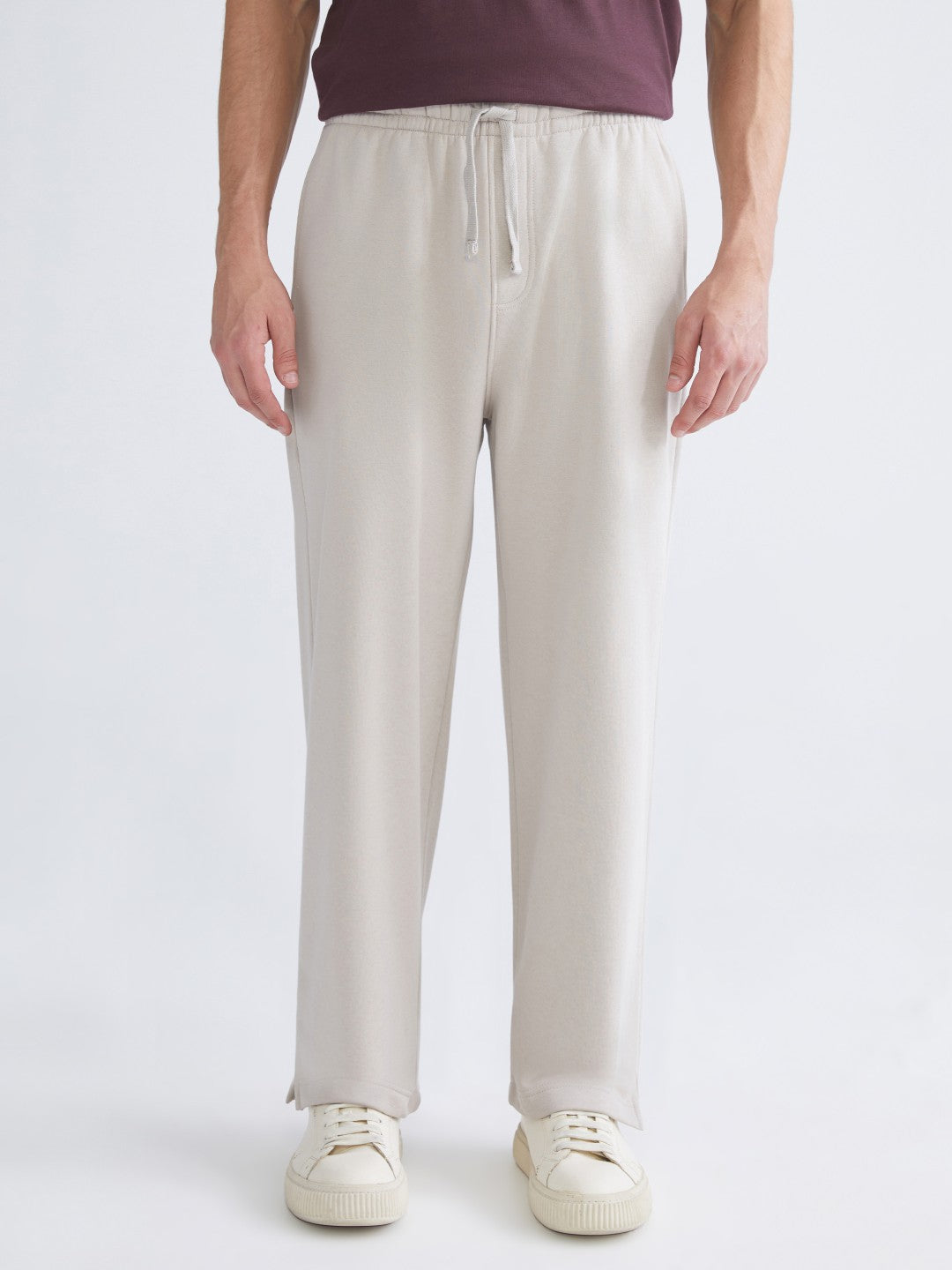 Xside Black Relaxed Fit Men Tracksuit Bottoms